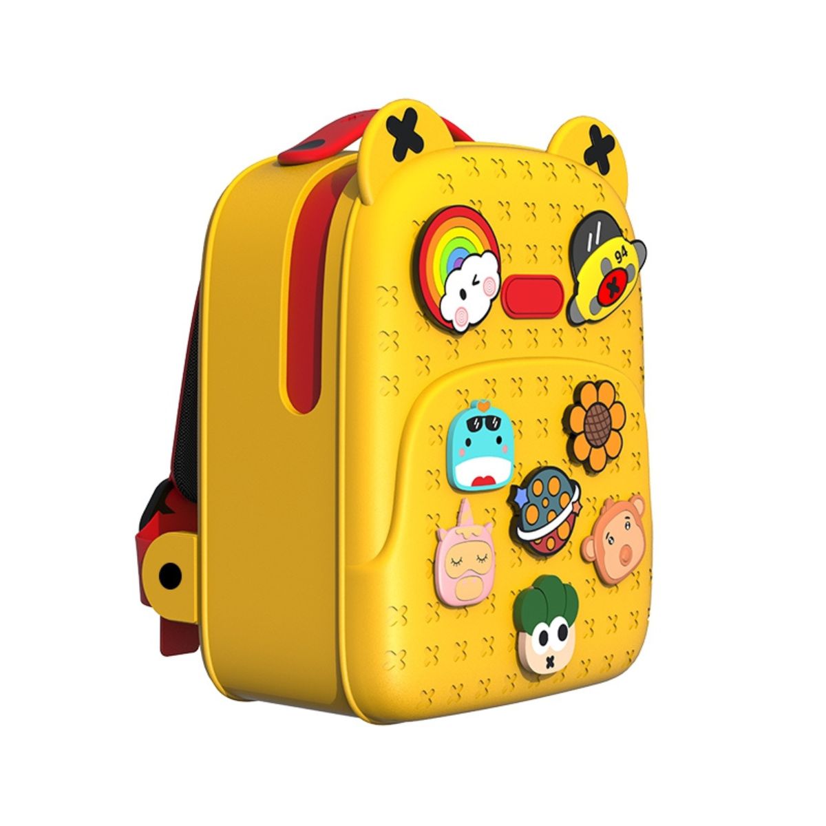 Ba Lô Đi Học, Đi Chơi Kèm Charm KOOOL Vàng KBP16/YELLOW