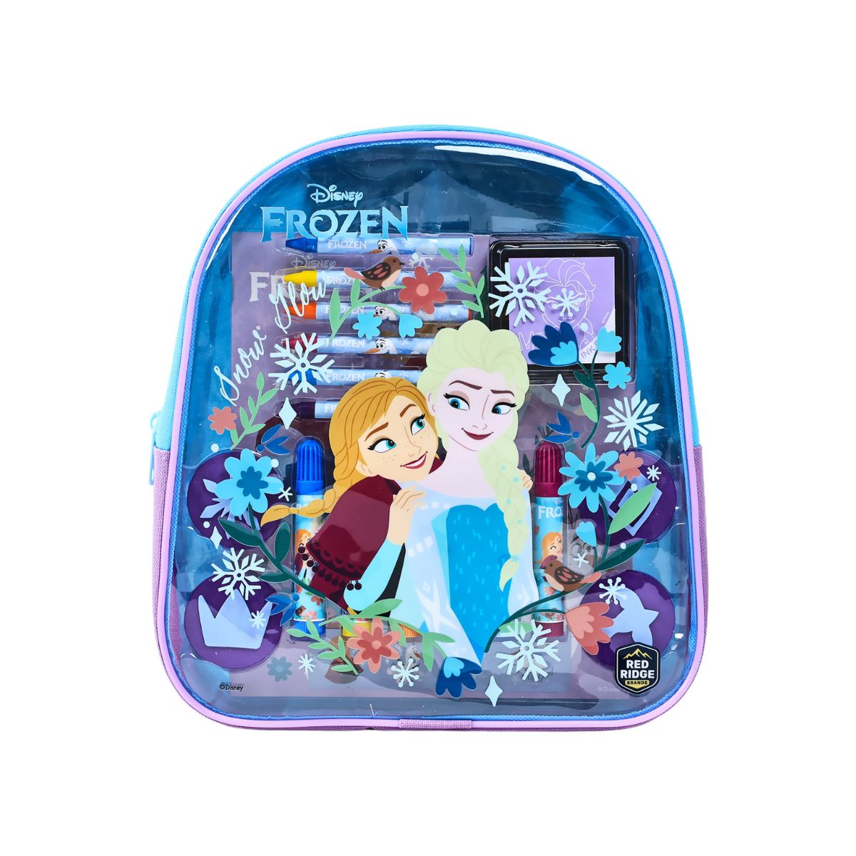 Ba Lô Đồ Chơi, Bút Màu Trang Trí Disney Frozen RED RIDGE 100691