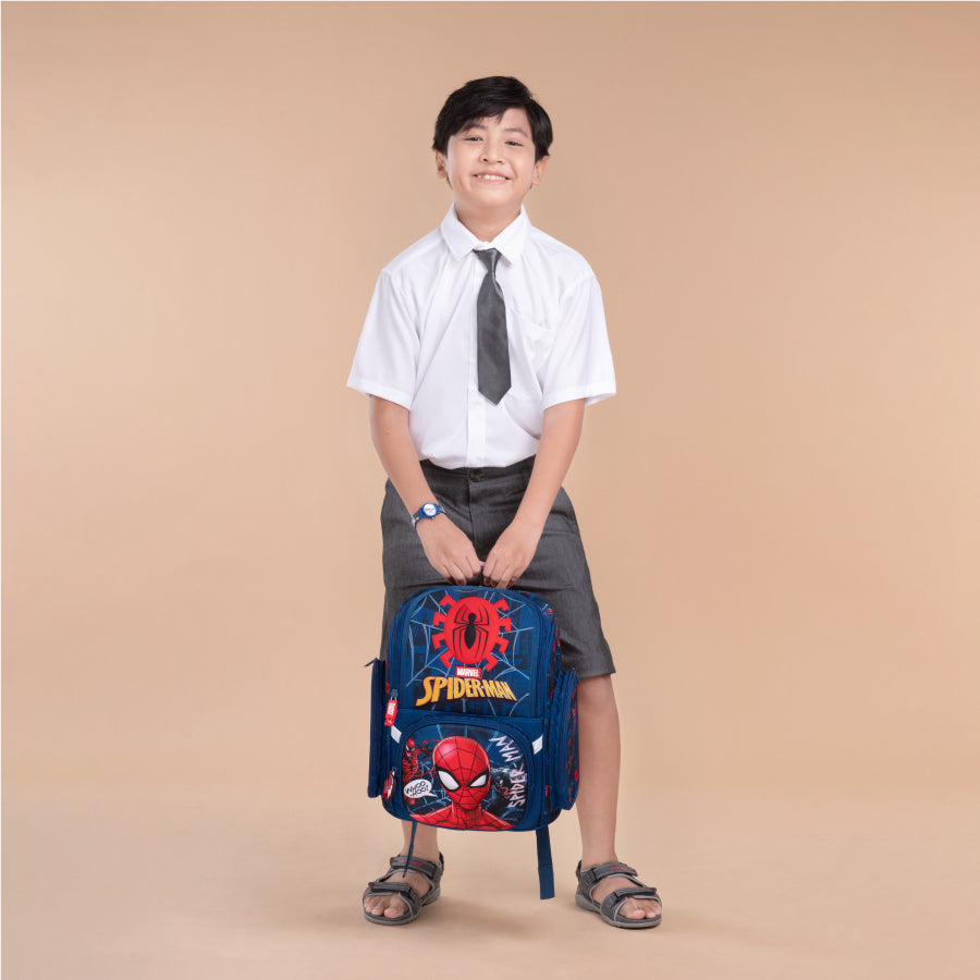 Ba Lô Fancy Siêu Người Nhện Spider-Man Xanh Clever Hippo BLS1231