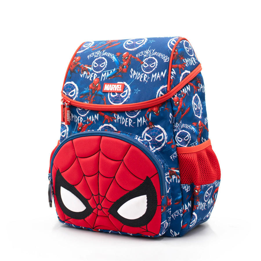 Ba Lô Hoodie Người Nhện Spider-Man Xanh CLEVERHIPPO BLS3108