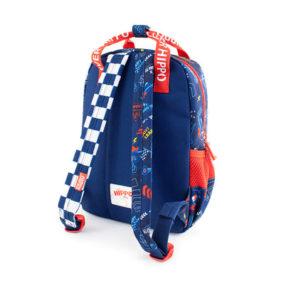 Ba Lô Mẫu Giáo, Mầm Non Mini Champion Race - Dash Blue CLEVER HIPPO BC4120