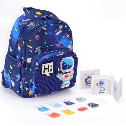 Ba Lô Futuristic Kids Xanh Indigo Upixel U21-001