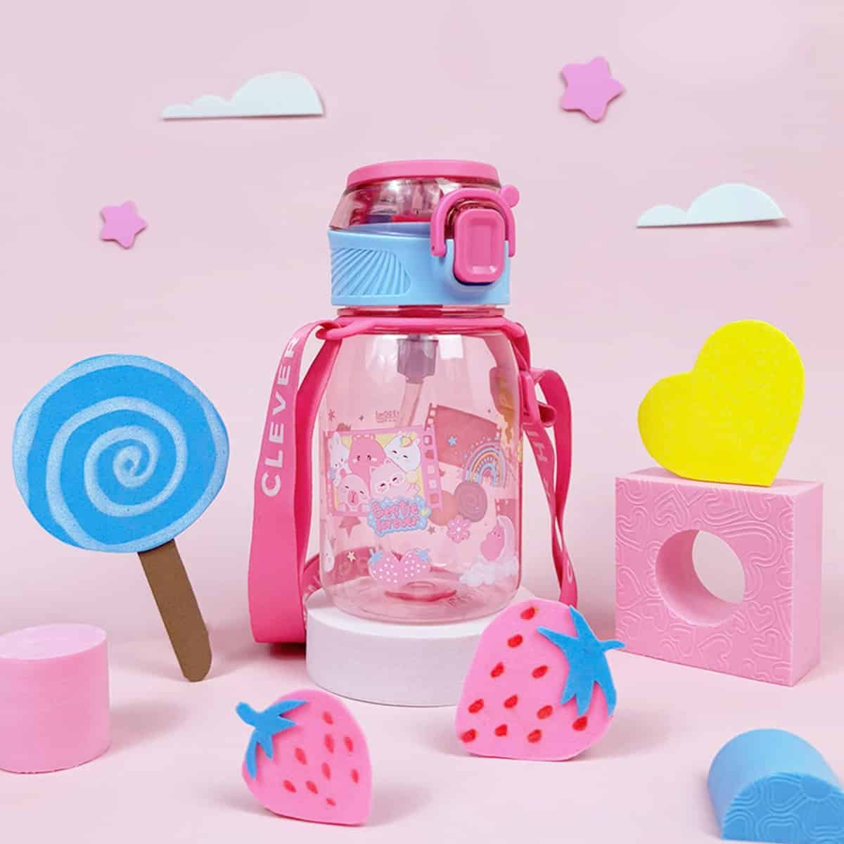 Bình Nước Có Dây Đeo Bestie Forever CLEVERHIPPO WB03