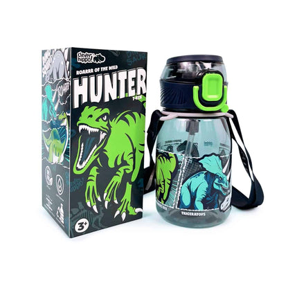 Bình Nước Có Dây Đeo Dino Warriors CLEVERHIPPO WB03