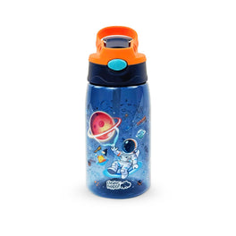 Bình Nước Nhựa Ống Hút Gập Space Adventure - Astro CLEVERHIPPO WB04/NAVY