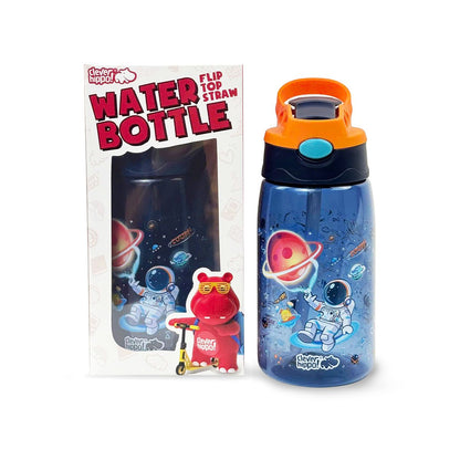 Bình Nước Nhựa Ống Hút Gập Space Adventure - Astro CLEVERHIPPO WB04/NAVY