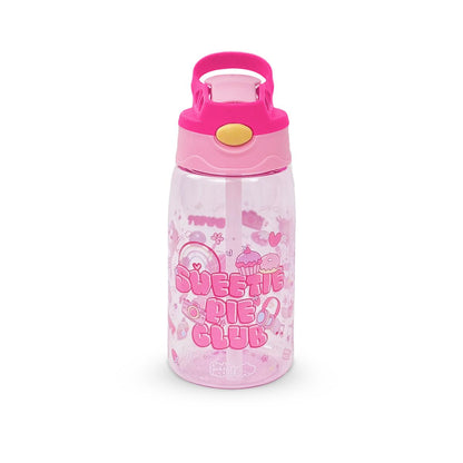 Bình Nước Nhựa Ống Hút Gập Sweetie Pie Club CLEVERHIPPO WB04/LIGHTPINK