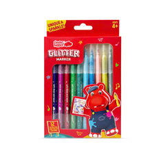 Bộ 12 Bút Glitter Marker CLEVER HIPPO GLITTERM1201