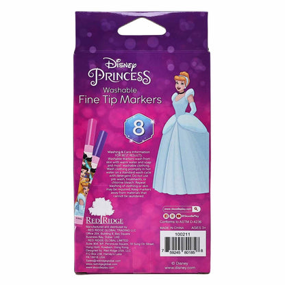 Bộ 8 Bút Washable Marker Disney Princess RED RIDGE 100211