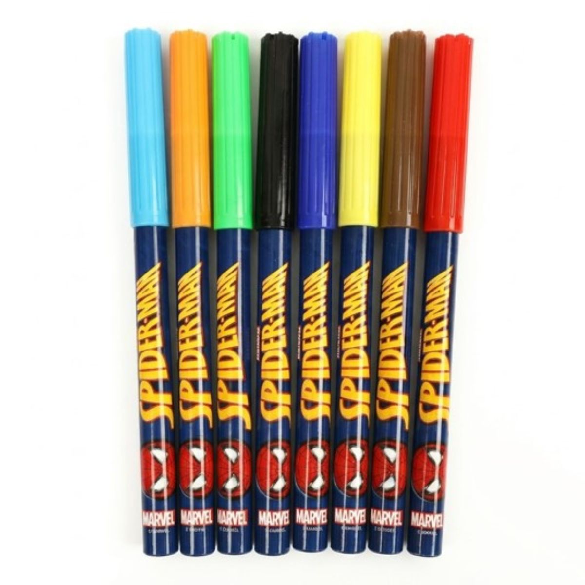 Bộ 8 Bút Washable Marker Spider Man RED RIDGE 100212