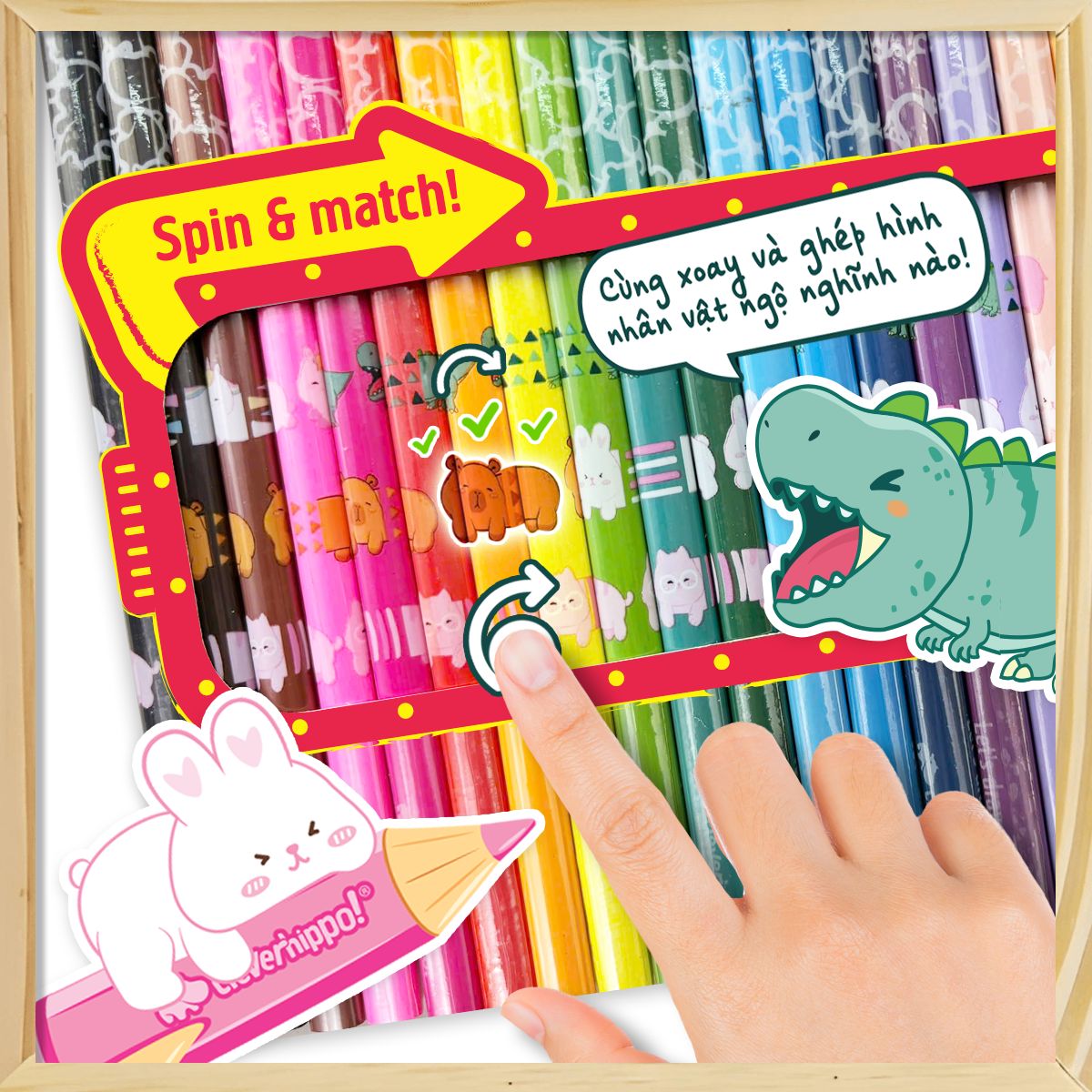 Bộ Bút Chì Màu Creative Extra Metalic - 24 Màu CLEVERHIPPO COPEN2402