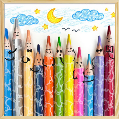 Bộ Bút Chì Màu Creative Extra Metalic - 24 Màu CLEVERHIPPO COPEN2402