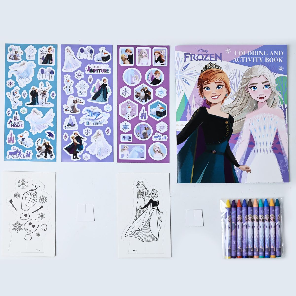 Bộ DIY Bút Màu, Sticker Và Sổ Chơi Game Disney Frozen RED RIDGE 100204