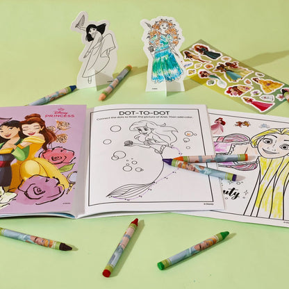 Bộ DIY Bút Màu, Sticker Và Sổ Chơi Game Disney Princess RED RIDGE 100202