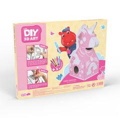 Đồ Chơi Trẻ Em: Bộ DIY Lắp Ráp Mô Hình 3D Magic Unicorn CLEVERHIPPO CJP02-UNIC