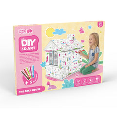 Đồ Chơi Trẻ Em: Bộ DIY Lắp Ráp Mô Hình 3D The Arch House CLEVERHIPPO CJP01-HOUSE