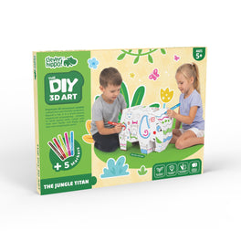 Đồ Chơi Trẻ Em: Bộ DIY Lắp Ráp Mô Hình 3D The Jungle Titan CLEVERHIPPO CJP05-ELE