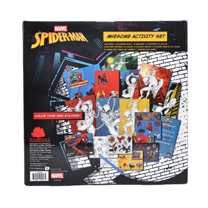 Bộ DIY Standee, Sticker Và Bút Màu Spider-Man RED RIDGE 100704
