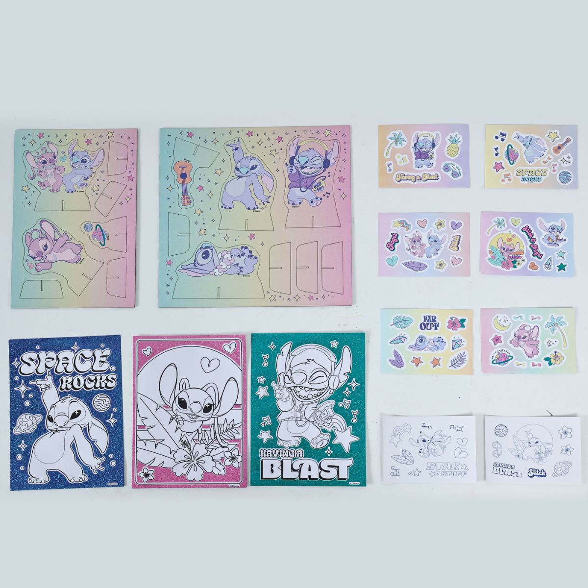 Bộ DIY Standee, Sticker Và Bút Màu Stitch RED RIDGE 100701