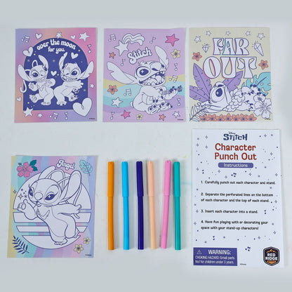 Bộ DIY Standee, Sticker Và Bút Màu Stitch RED RIDGE 100701