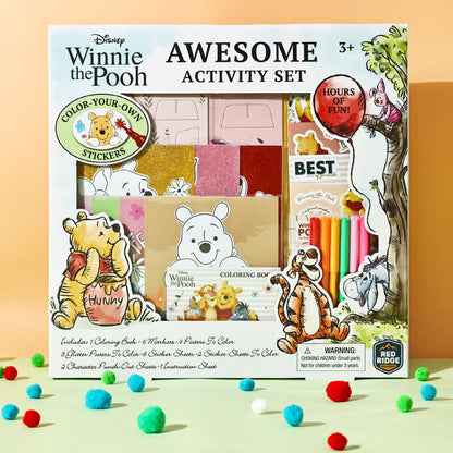 Bộ DIY Standee, Sticker Và Bút Màu Winnie The Pooh RED RIDGE 100702