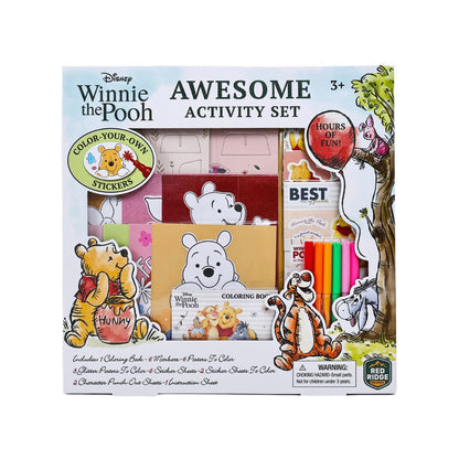 Bộ DIY Standee, Sticker Và Bút Màu Winnie The Pooh RED RIDGE 100702