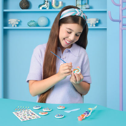 Bộ DIY Trang Trí, Tô Màu Đá Đất Sét Tự Khô Cosmic Creations 3C4G 3C4G1744