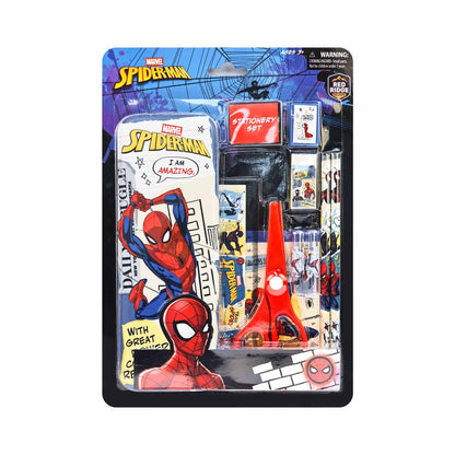 Bộ Đồ Dùng Học Tập 10 Món Spider Man RED RIDGE 100781