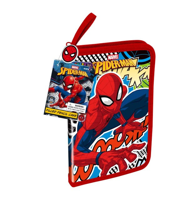 Bộ Đồ Dùng Học Tập Kèm Bút Màu Spider Man RED RIDGE 100891