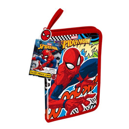 Bộ Đồ Dùng Học Tập Kèm Bút Màu Spider Man RED RIDGE 100891