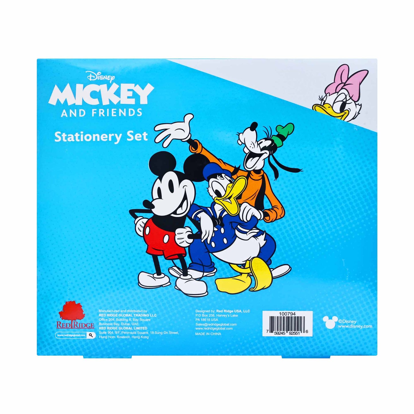 Bộ Đồ Dùng Học Tập Super Cool Mickey & Friends RED RIDGE 100794