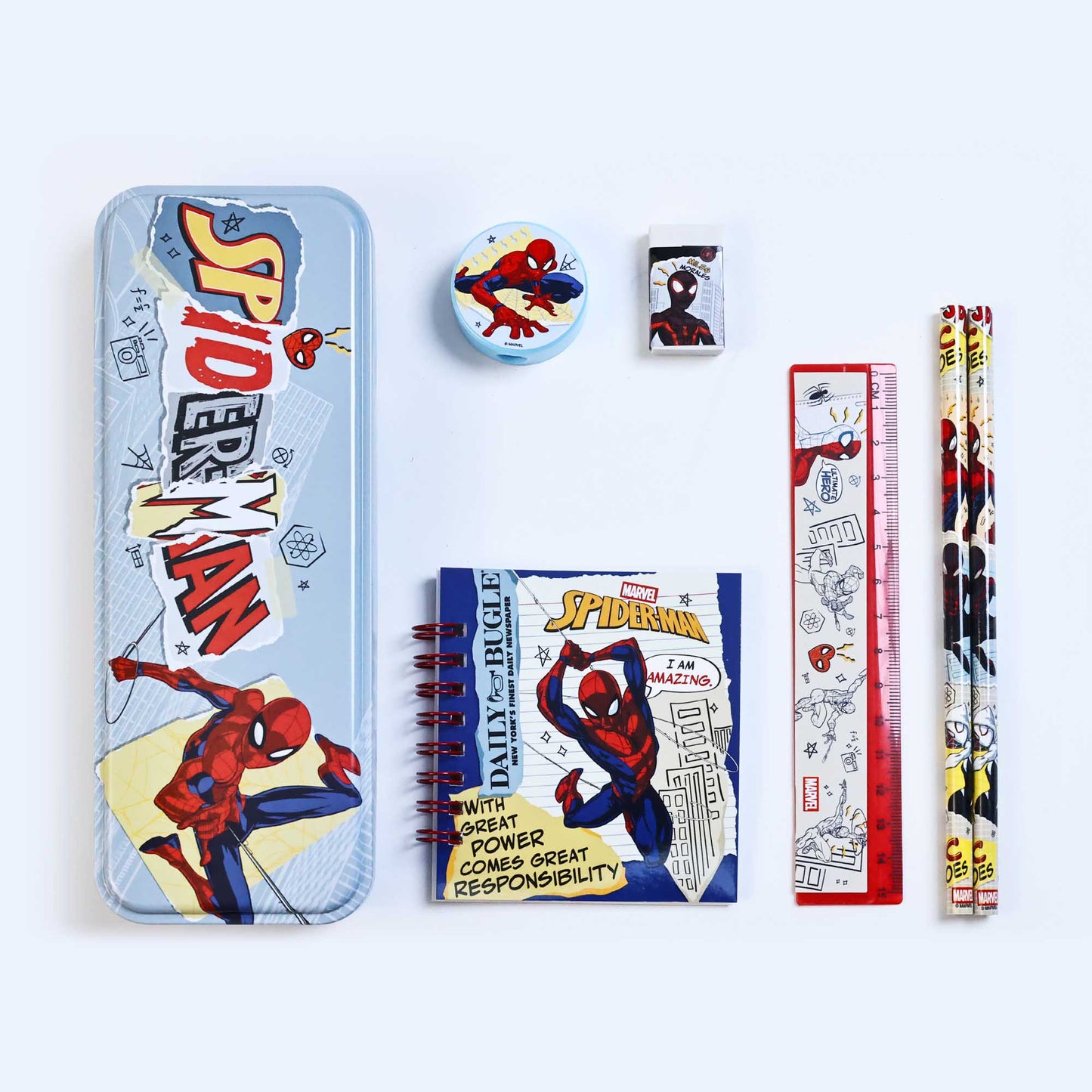 Bộ Đồ Dùng Học Tập Super Cool Spider Man RED RIDGE 100791