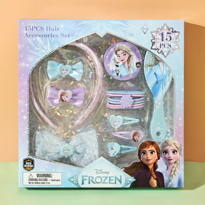 Bộ Phụ Kiện Lược, Kẹp, Cột Tóc Disney Frozen RED RIDGE 106032