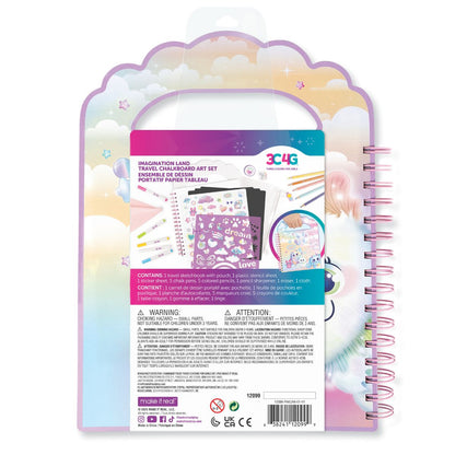 Bộ Sổ Vẽ Và Bút Trang Trí Imagination Land 3C4G 12099