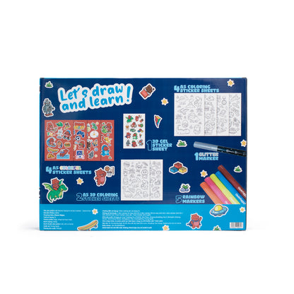 Bộ Sticker Trang Trí Và Bút Marker - Cool & Fun CLEVERHIPPO SS04