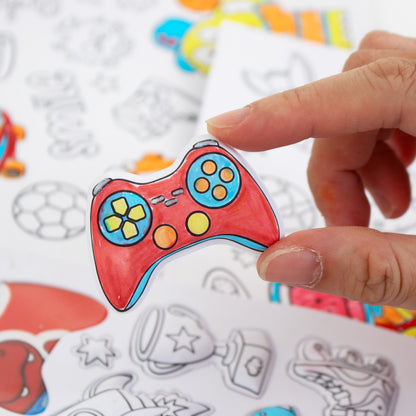 Bộ Sticker Trang Trí Và Bút Marker - Cool & Fun CLEVERHIPPO SS04