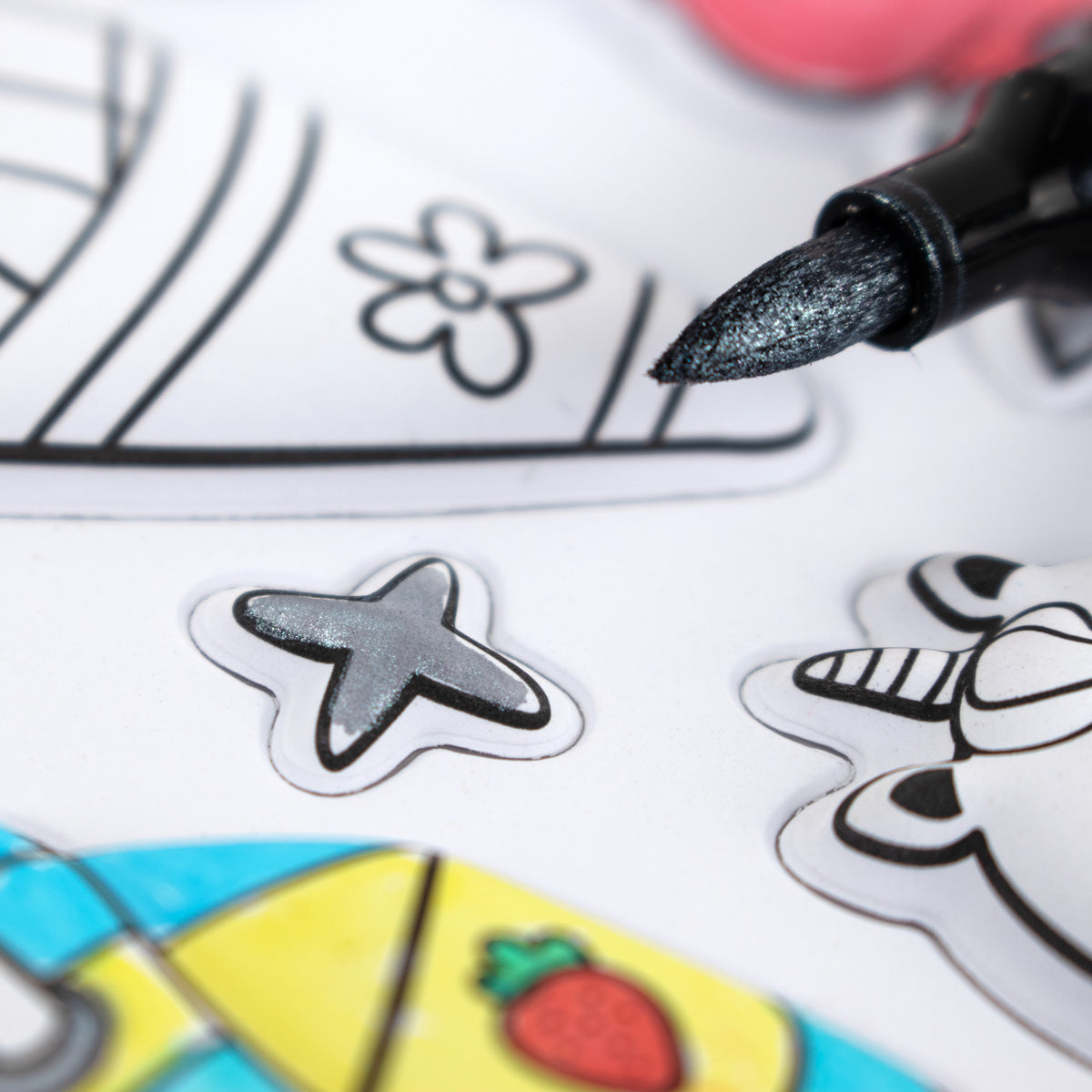Bộ Sticker Trang Trí Và Bút Marker - Sweetie Bestie CLEVERHIPPO SS03