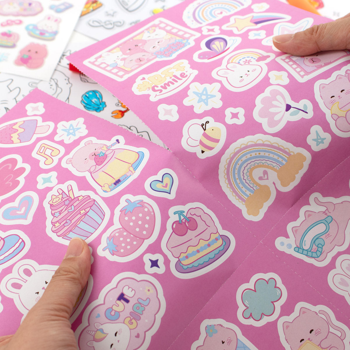 Bộ Sticker Trang Trí Và Bút Marker - Sweetie Bestie CLEVERHIPPO SS03