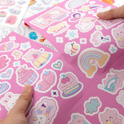 Bộ Sticker Trang Trí Và Bút Marker - Sweetie Bestie CLEVERHIPPO SS03