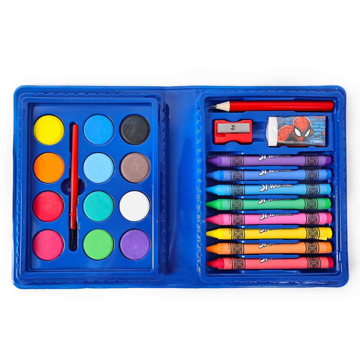 Bộ Tô Màu Art Kit 24 Món Spider Man RED RIDGE 100544