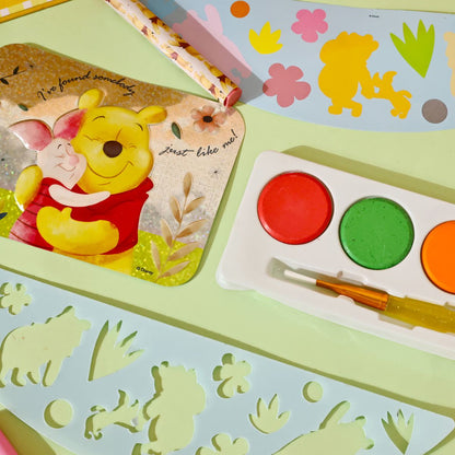 Bộ Vali Nhiều Loại Màu Kèm Sticker Winnie The Pooh RED RIDGE 100492