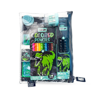 Bộ Văn Phòng Phẩm Dino Warriors CLEVERHIPPO STA02