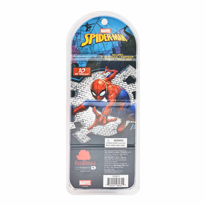 Combo 10 Bút Chì 2B Kèm Gôm, Gọt Spider Man RED RIDGE 100831