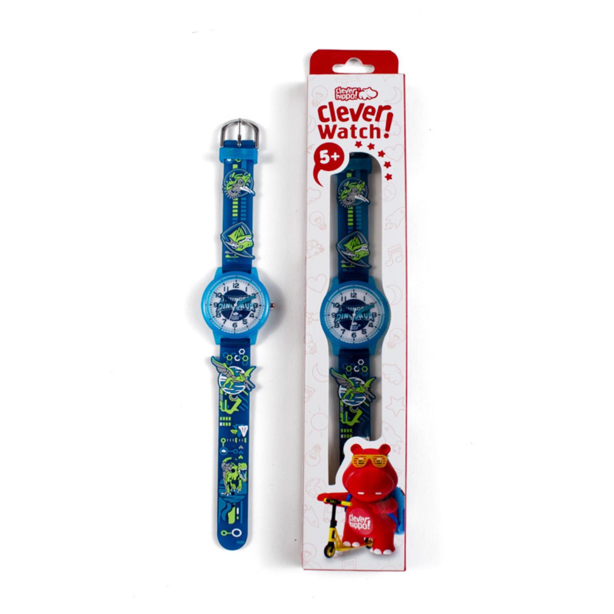 Đồng Hồ Clever Watch Dino Warriors CLEVER HIPPO WB015/DARKBLUE