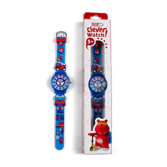 Đồng Hồ Clever Watch Fire Truck CLEVER HIPPO WB015/BLUE