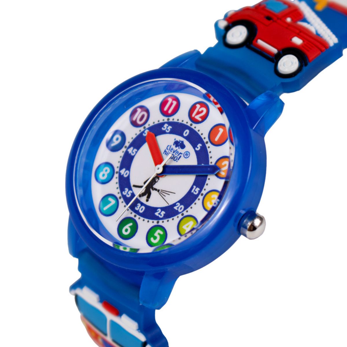 Đồng Hồ Clever Watch Fire Truck CLEVER HIPPO WB015/BLUE