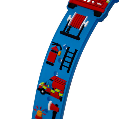 Đồng Hồ Clever Watch Fire Truck CLEVER HIPPO WB015/BLUE