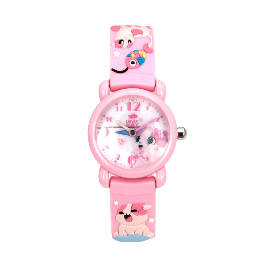 Đồng Hồ Clever Watch - Kitty Pinky Hồng Clever Hippo WG10