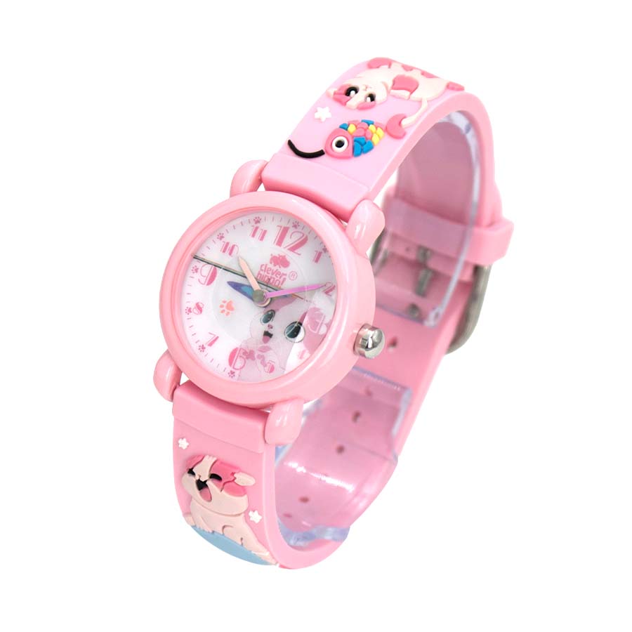 Đồng Hồ Clever Watch - Kitty Pinky Hồng Clever Hippo WG10