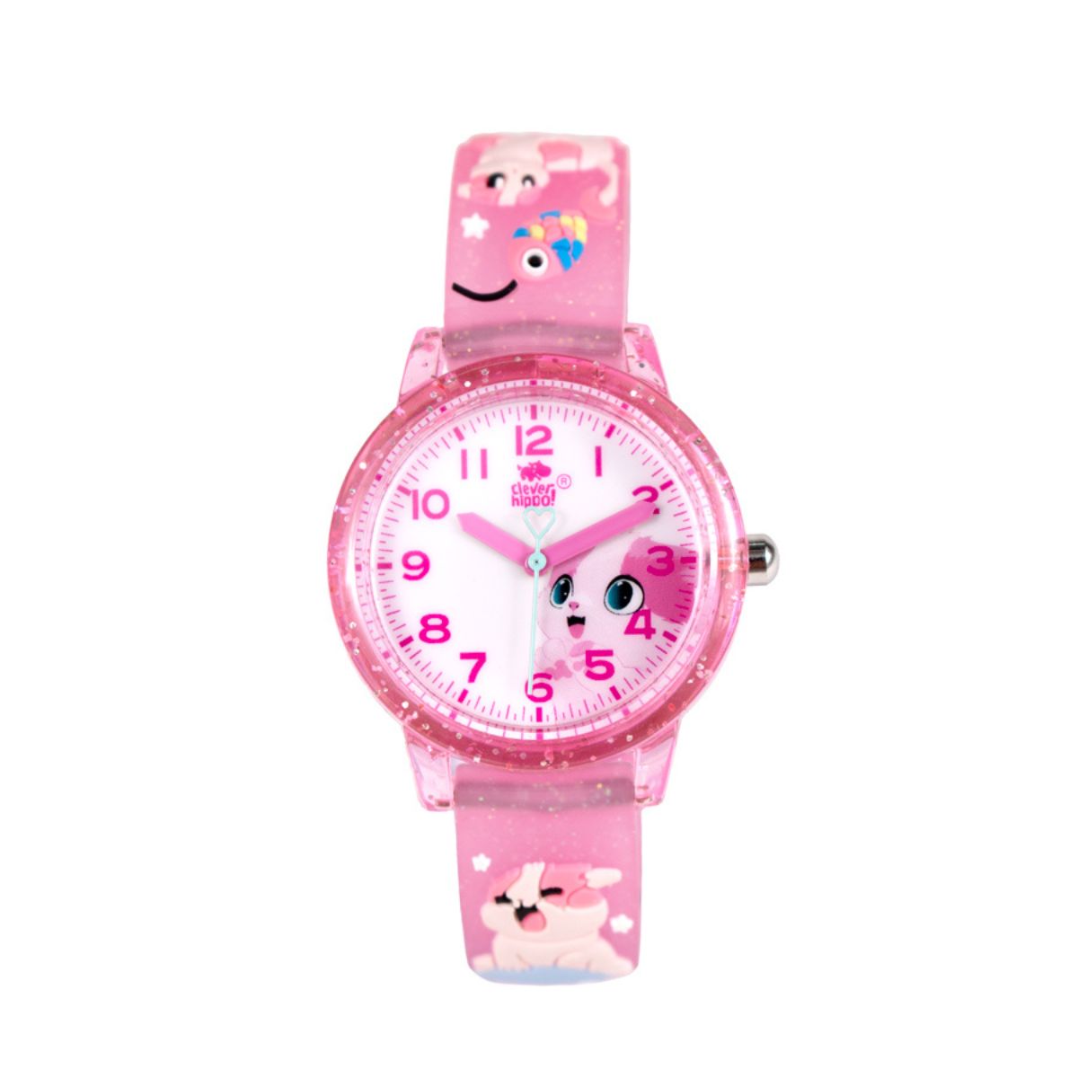 Đồng Hồ Clever Watch Kitty Pinky Jelly CLEVERHIPPO WG014/PALEPINK